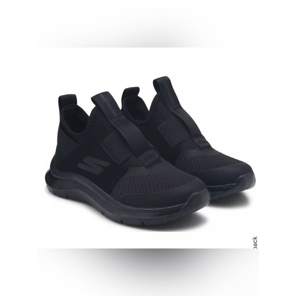 Skechers Kids Black Slip-On Sneakers
